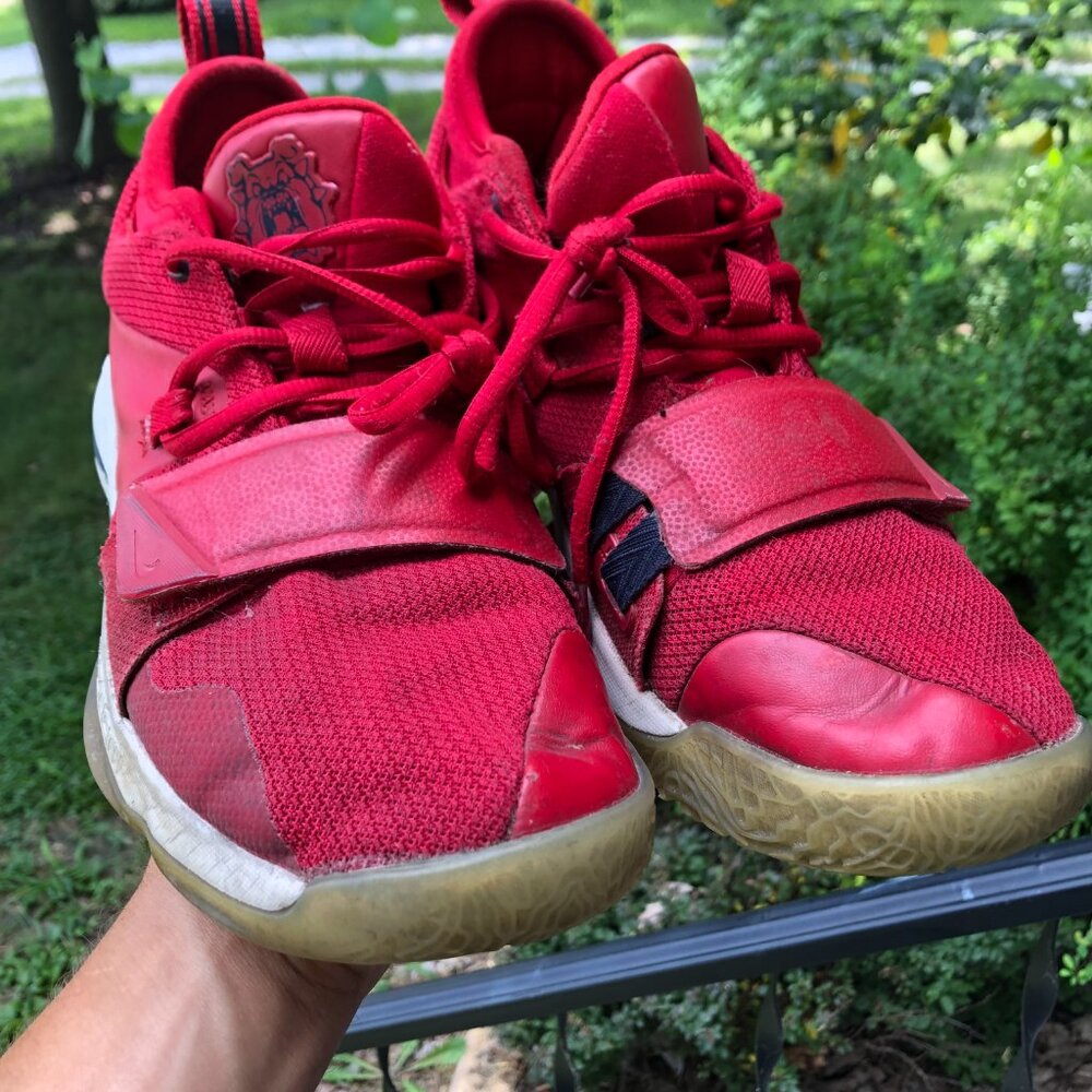 Nike Paul George PG 2.5 Gym Red Fresno State Bulldogs(BQ8452-600)